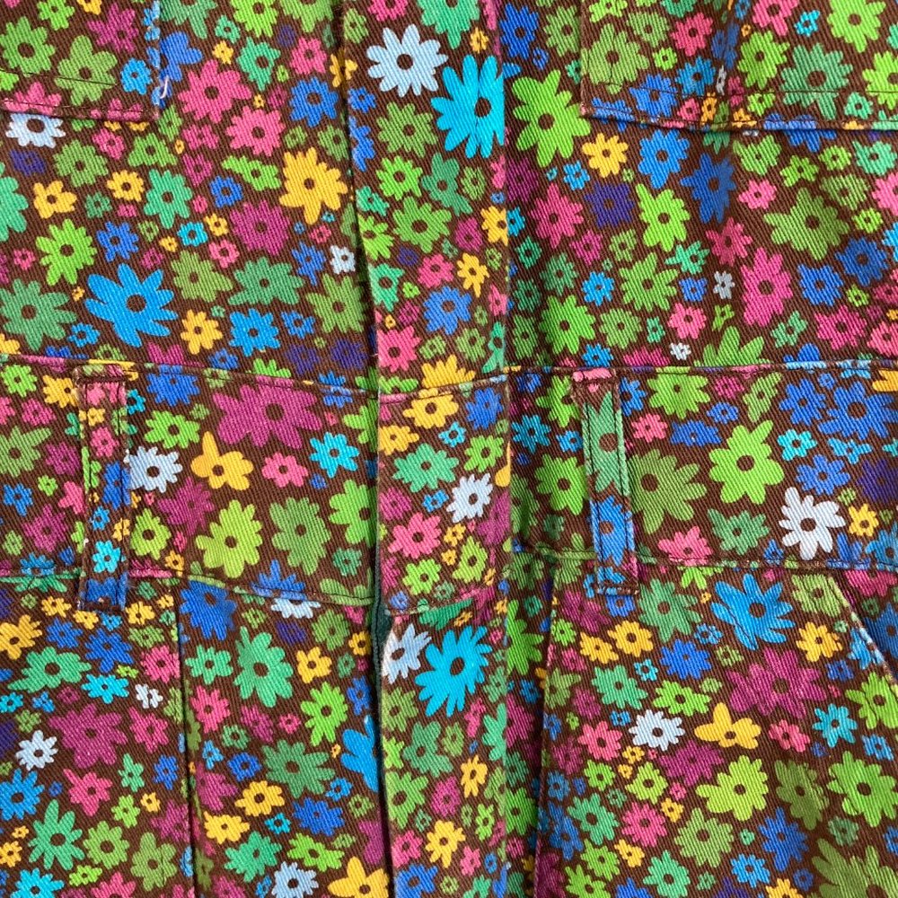 MOSS BLOSSOM 2.0 Big Bud Press Short Sleeve Jumpsuit Size Small NEW - Picture 10 of 16